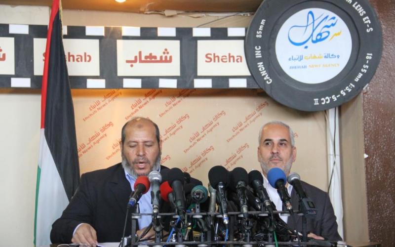 صور: مؤتمر "حماس" حول أزمة موظفي غزة