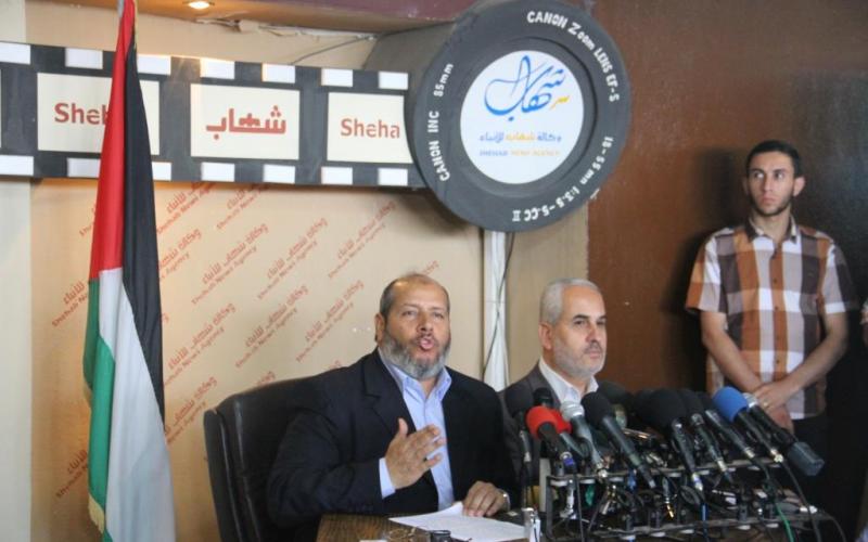 صور: مؤتمر "حماس" حول أزمة موظفي غزة