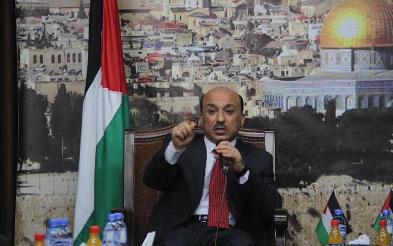 صور: الحساينة يتسلم مجلس الوزراء في غزة