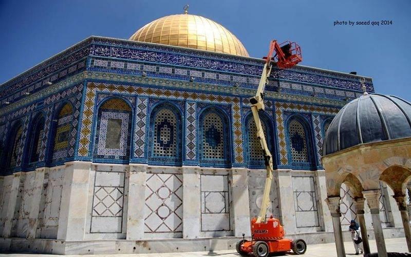 صور: تجهيزات استقبال "رمضان" في الأقصى