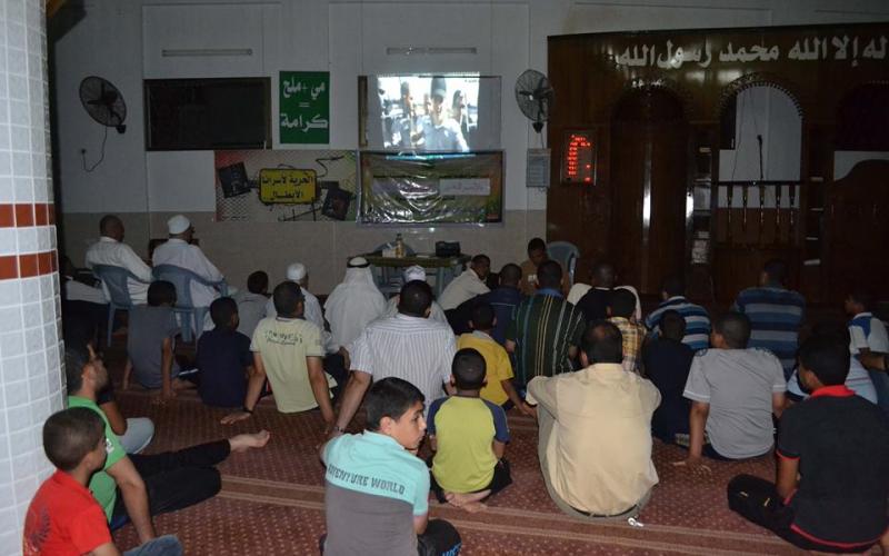 صور: حماس تنظم فعالية تضامنية مع الأسرى