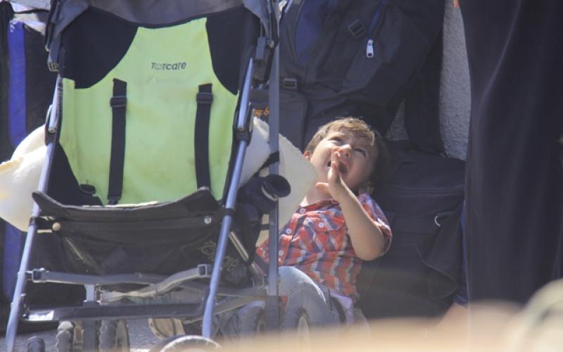 صور: معاناة مرضى غزة على معبر رفح