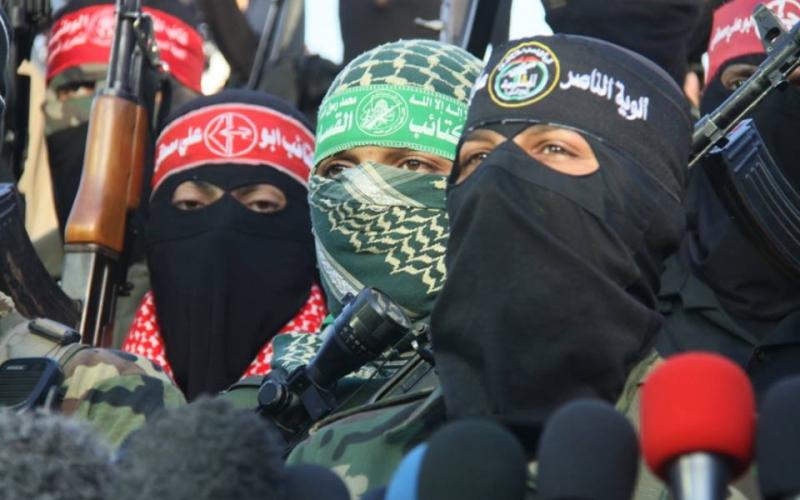 صور: المقاومة تعقد مؤتمراً صحفياً بغزة