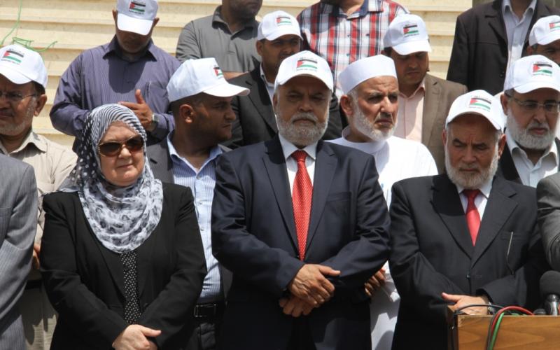 صور: وقفة للتضامن مع نواب التشريعي بالضفة