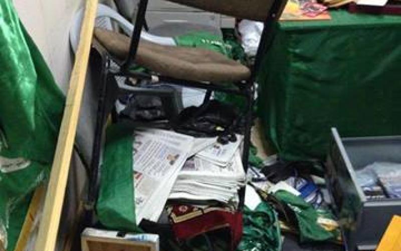 صور: اقتحام الجامعة الأمريكية بجنين