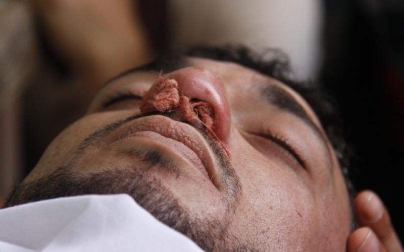 صور: تشييع جثمان الشهيد "مسعود" برفح