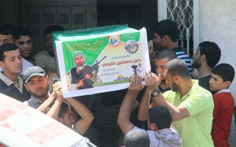 صور: بدء تشييع جثامني شهداء "القسام"