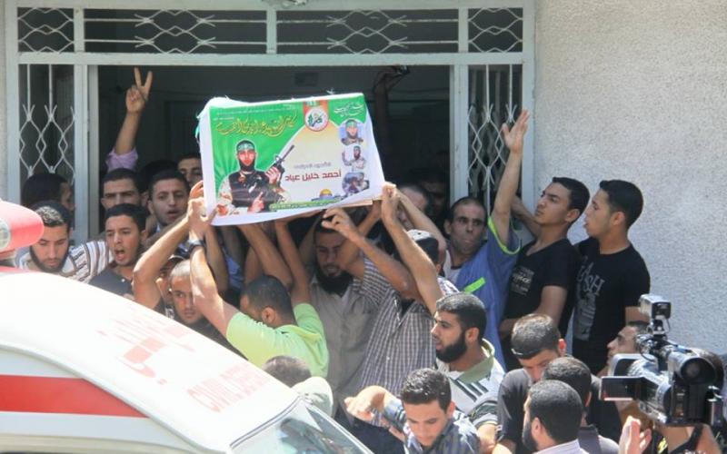 صور: بدء تشييع جثامني شهداء "القسام"