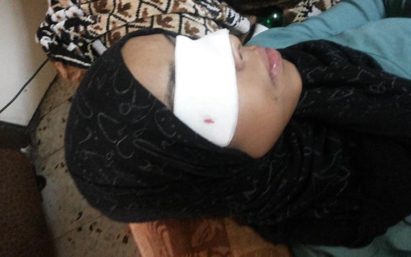 صور: اعتداء الاحتلال على الصحفية سراحنة