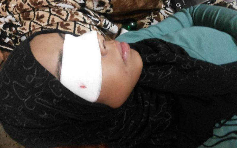 صور: اعتداء الاحتلال على الصحفية سراحنة