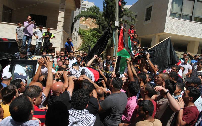 صور: رام الله ونابلس تشيعان شهداءهما‎