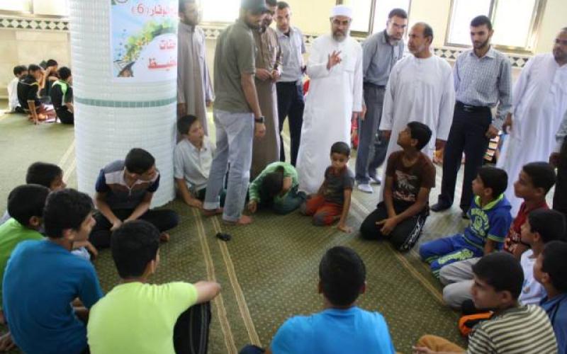 صور: دار القرآن يزور مخيمات "تاج الوقار" برفح