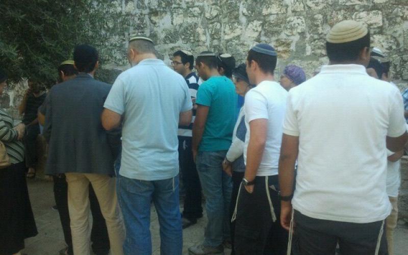صور: المصلون يطردون مستوطنين من الأقصى‎