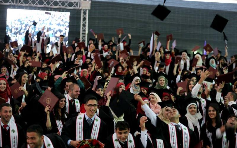 صور: حفل التخرج السنوي بجامعة بيرزيت‎