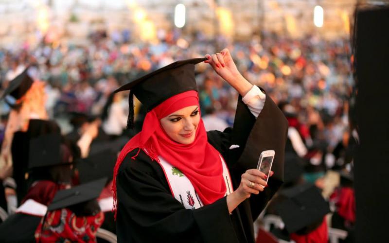 صور: حفل التخرج السنوي بجامعة بيرزيت‎