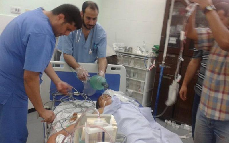 صور: إصابات في قصف الاحتلال لخانيونس