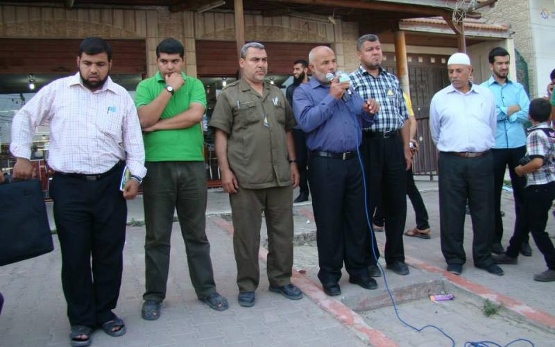صور: وقفة تضامنية مع الأسرى بالنصيرات