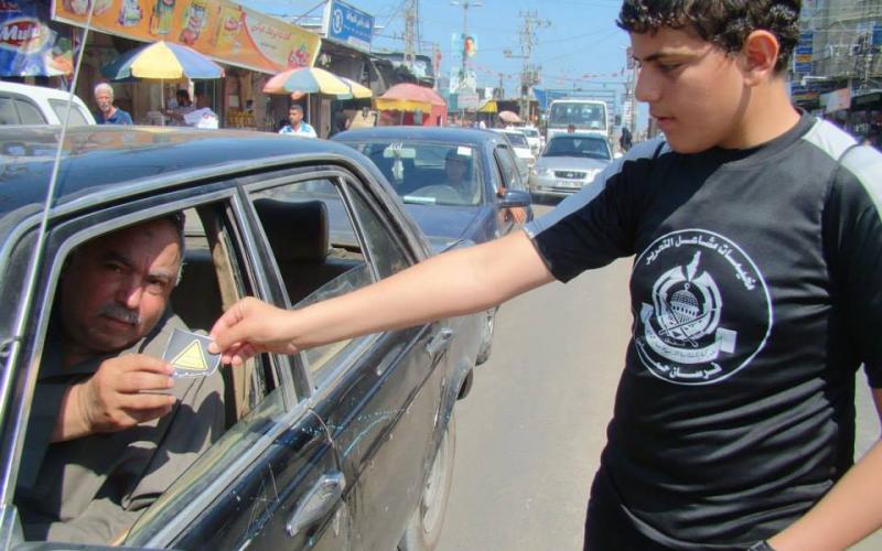 صور: وقفة تضامنية مع الأسرى بالنصيرات