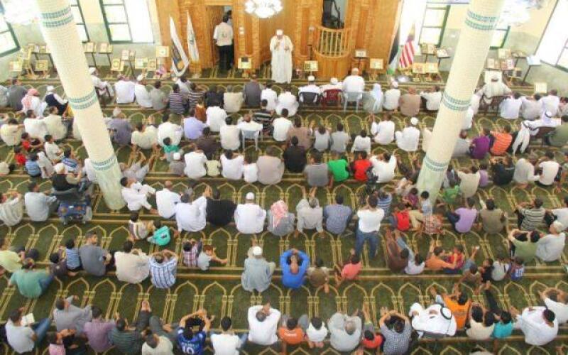 صور: افتتاح مسجد الأمين محمد بخانيونس