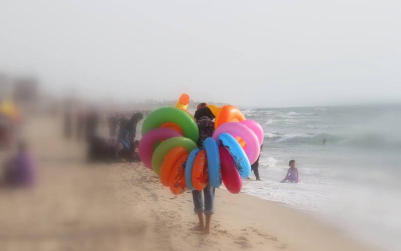 صور: من شاطئ بحر غزة