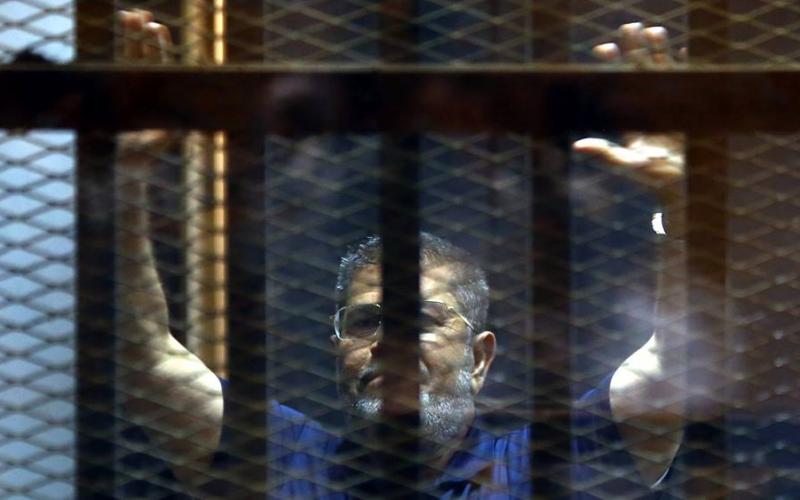 صور: جلسة محاكمة مرسي وقيادات الإخوان