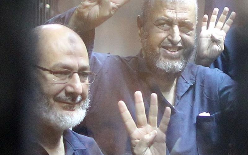 صور: جلسة محاكمة مرسي وقيادات الإخوان