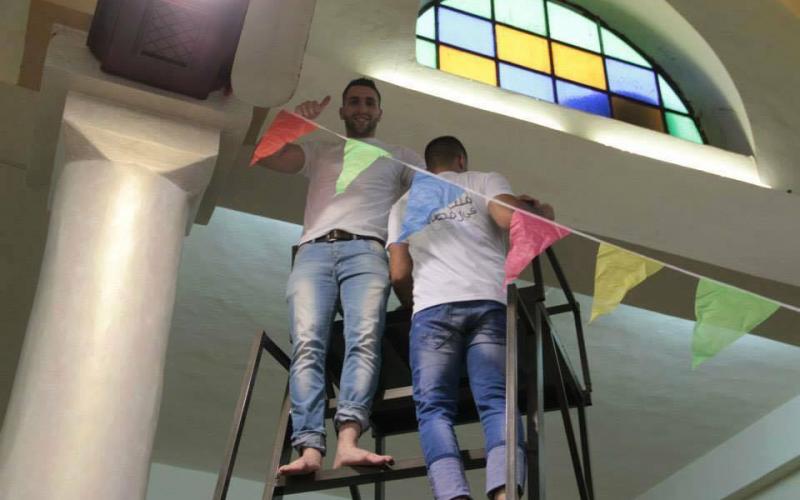 صور: تزيين مساجد نابلس قبل رمضان