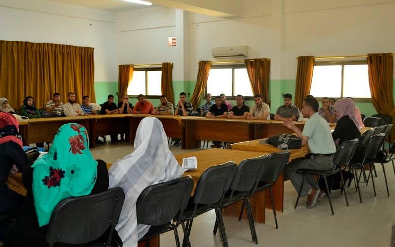 بالصور: "التربوي" يعقد ورشة عمل للشباب