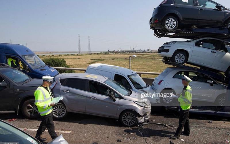 صور‬: أغرب حوادث السيارات في العالم