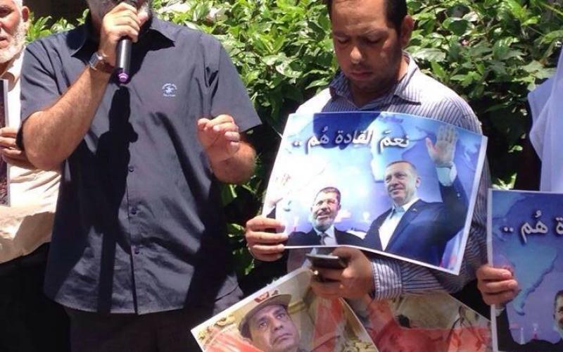 صور: احتجاج فلسطيني على قرار المحكمة المصرية