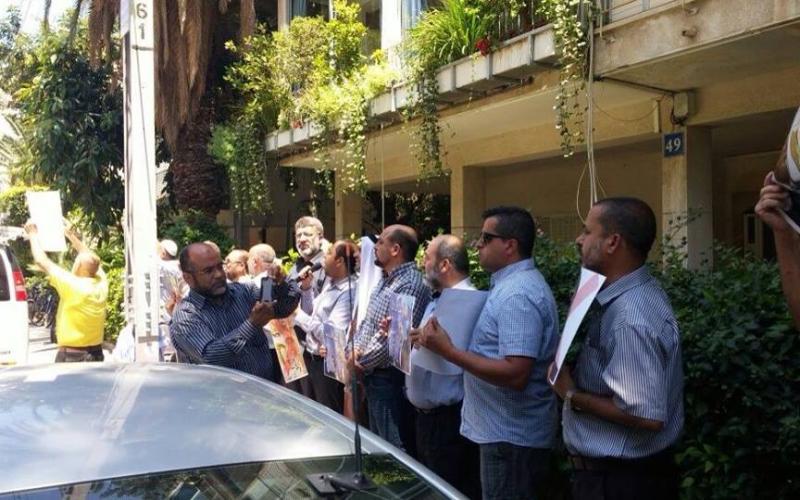 صور: احتجاج فلسطيني على قرار المحكمة المصرية