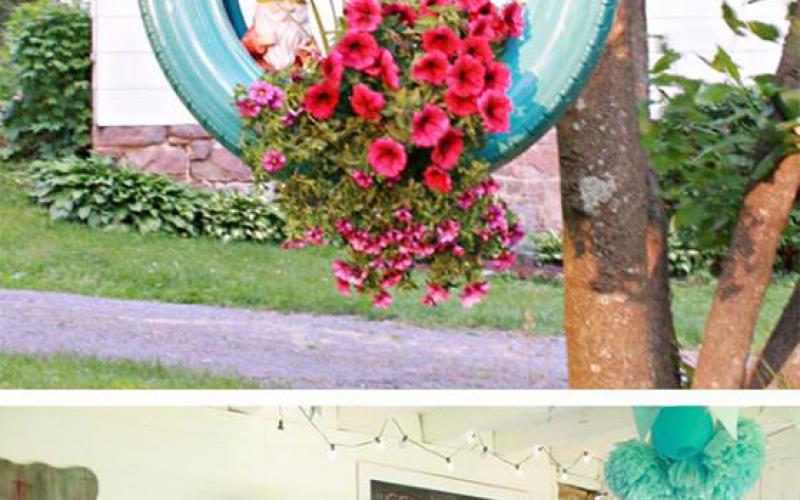 صور:  كيف تستغل إطار سيارتك ودراجتك؟