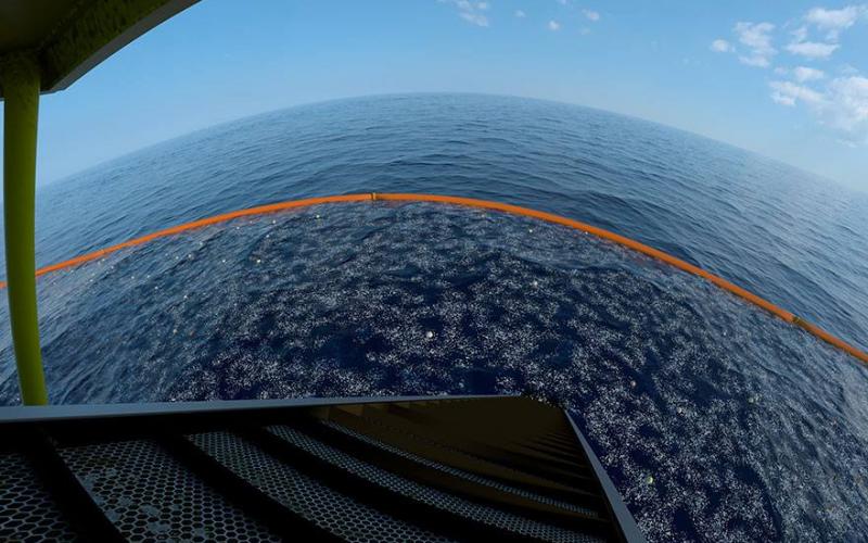 صور: بدء تنفيذ مشروع المخلفات البلاستيكية بالمحيطات