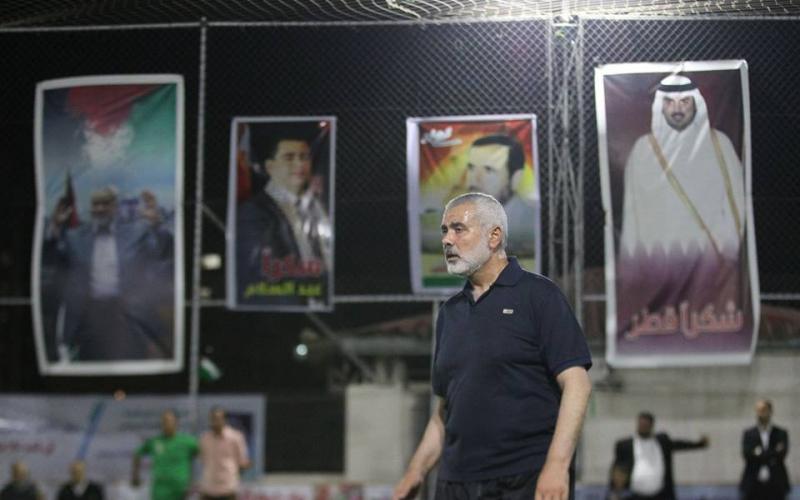 صور: هنية يفتتح ملعب "الصداقة" المعشب