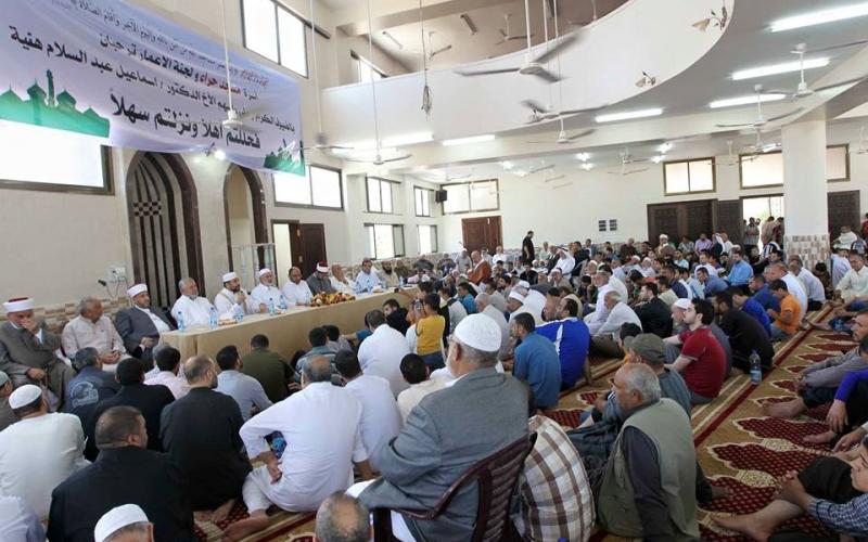 صور: هنية يفتتح مسجد حراء  شرق غزة