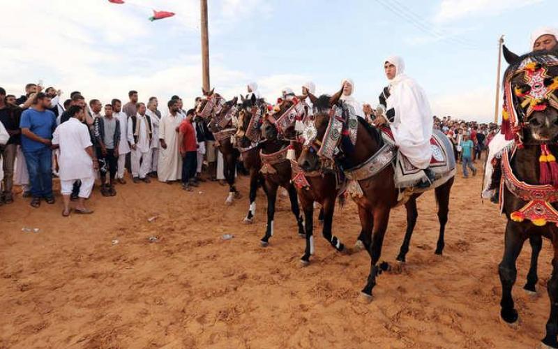 صور: مهرجان الخيول السنوي في ليبيا