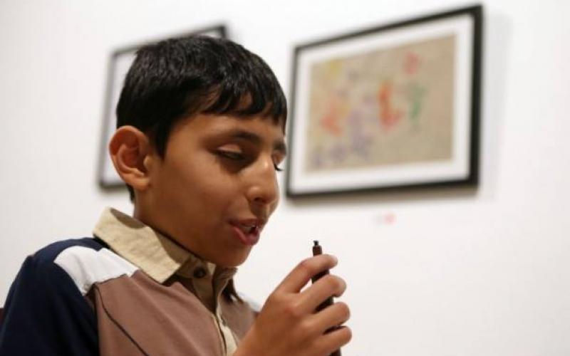 صور: مكفوفون يرسمون ببصيرتهم بالأردن
