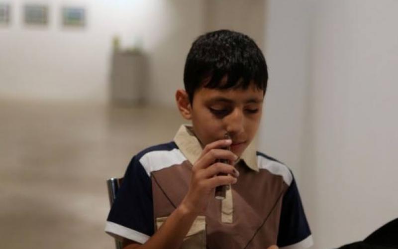 صور: مكفوفون يرسمون ببصيرتهم بالأردن