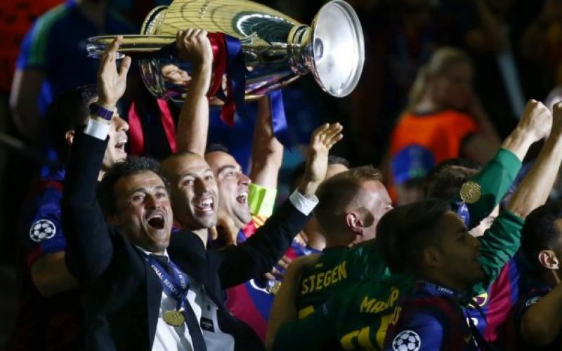 صور: الكأس الخامسة تعيد الأفراح لبرشلونة