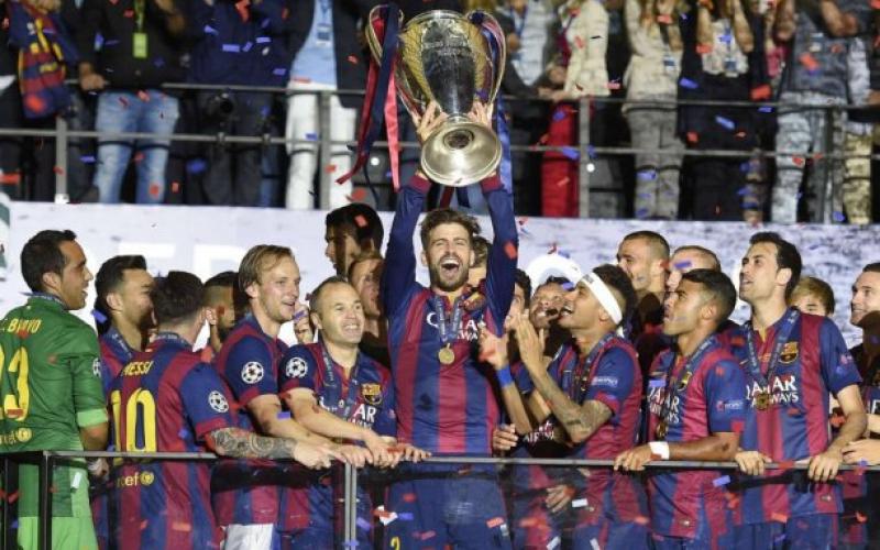 صور: الكأس الخامسة تعيد الأفراح لبرشلونة