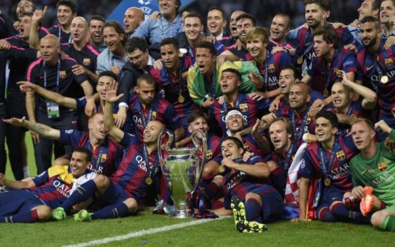 صور: الكأس الخامسة تعيد الأفراح لبرشلونة