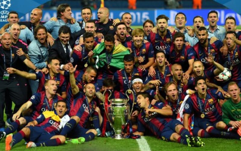 صور: الكأس الخامسة تعيد الأفراح لبرشلونة