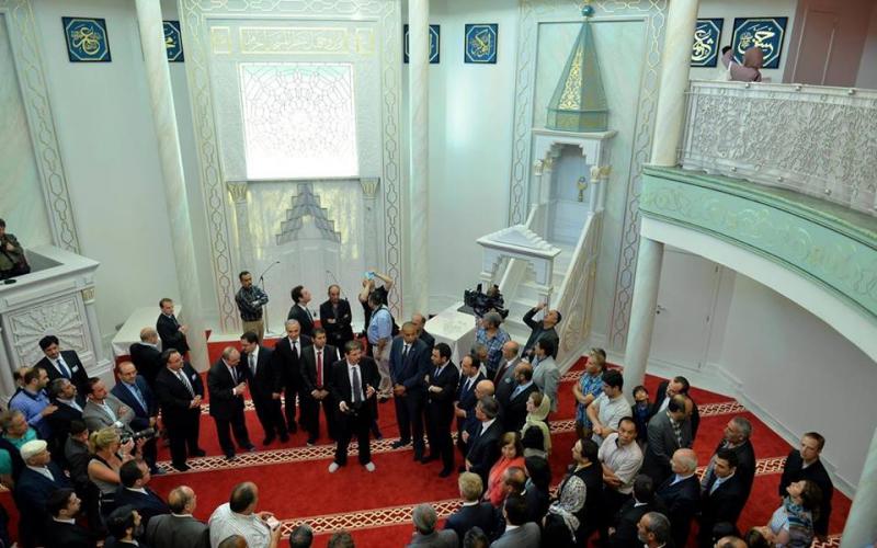 صور: افتتاح جامع "سليمية" في بروكسل
