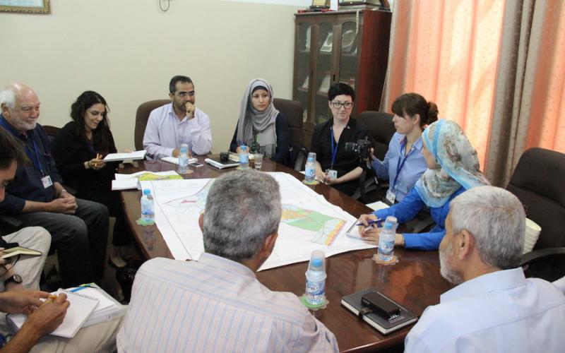 بالصور: بلدية رفح تستقبل وفدا من undp