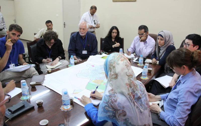 بالصور: بلدية رفح تستقبل وفدا من undp