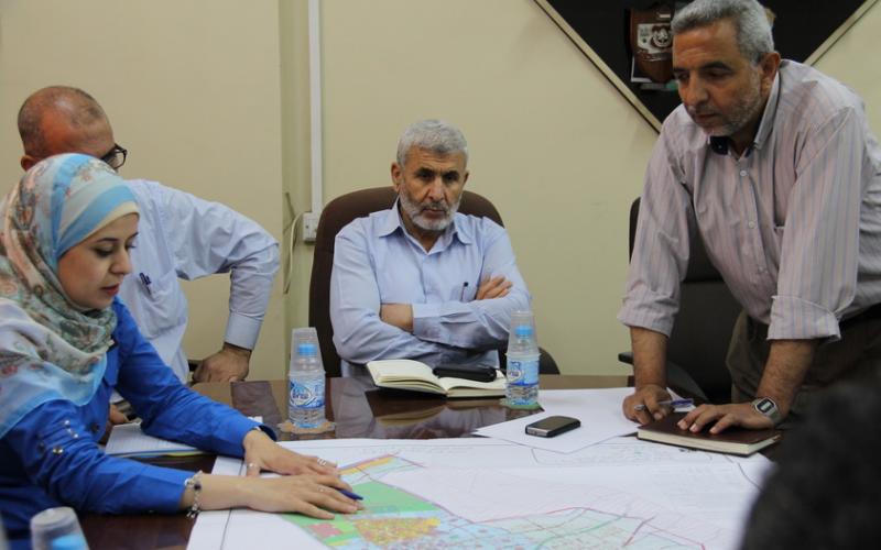 بالصور: بلدية رفح تستقبل وفدا من undp