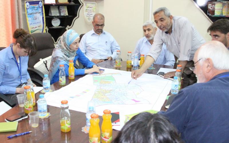 بالصور: بلدية رفح تستقبل وفدا من undp