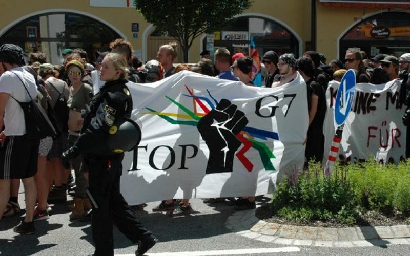 صور: تظاهرات الاحتجاج ضد قمة "G7" في ألمانيا