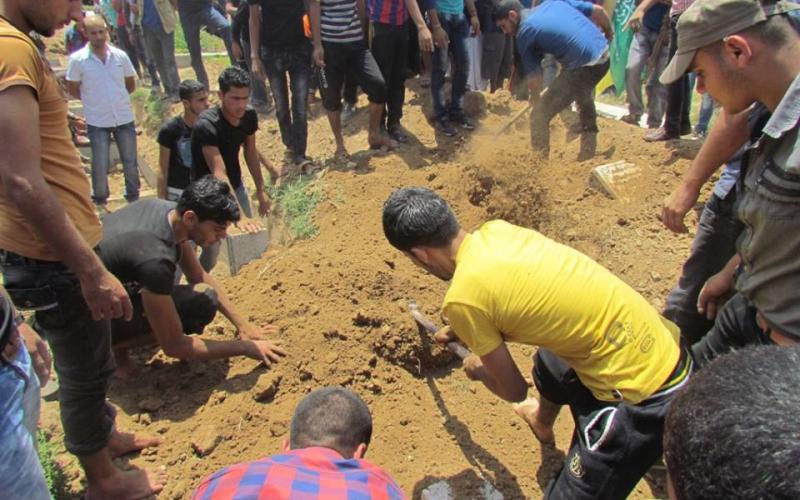 صور: تشييع جثمان قسامي توفي بحادث سير
