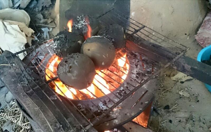 صور: "فتة العجر" أكلة شعبية موسمية